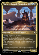 Yennett, Cryptic Sovereign (CMM-596) [Commander Masters] Etched Foil