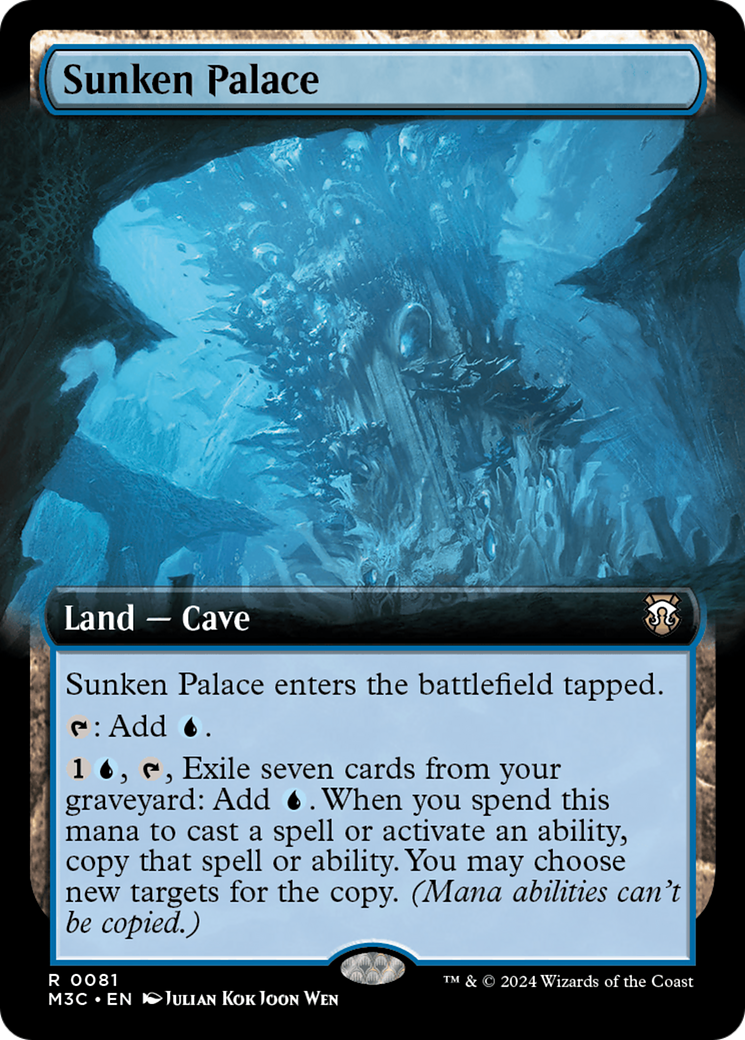 Sunken Palace (M3C-081) [Modern Horizons 3 Commander]: (Extended Art) Foil