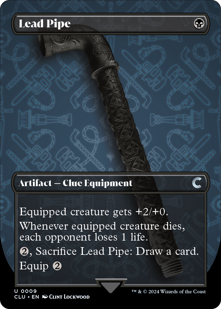 Lead Pipe (CLU-009) [Ravnica: Clue Edition] (Borderless)