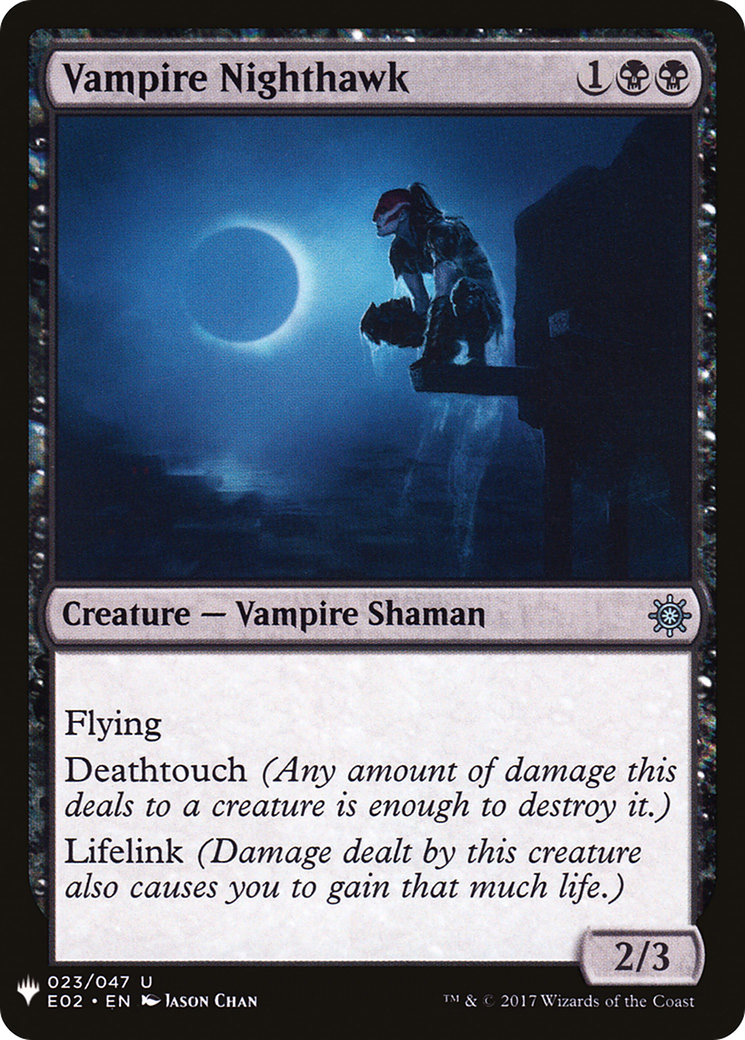 Vampire Nighthawk (LIST-E02-23) [The List]
