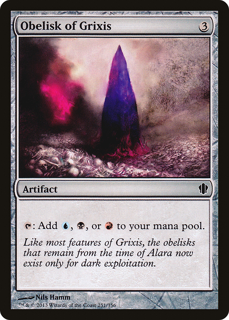Obelisk of Grixis (C13-251) [Commander 2013]
