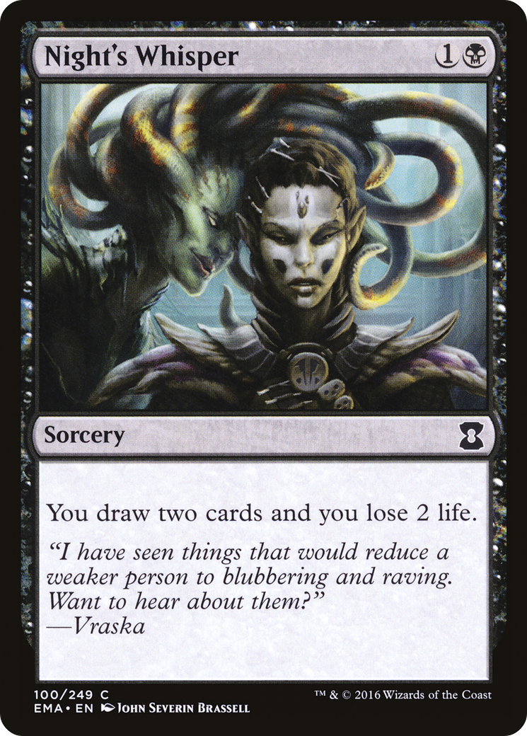 Night's Whisper (EMA-100) [Eternal Masters] Foil
