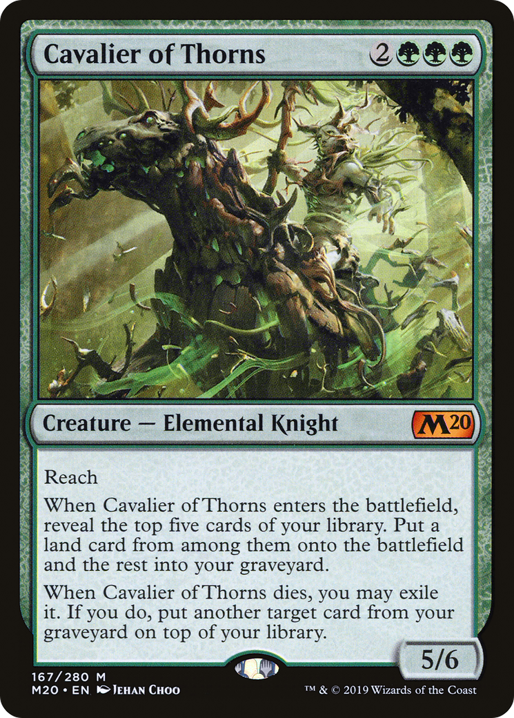 Cavalier of Thorns (M20-167) [Core Set 2020] Foil