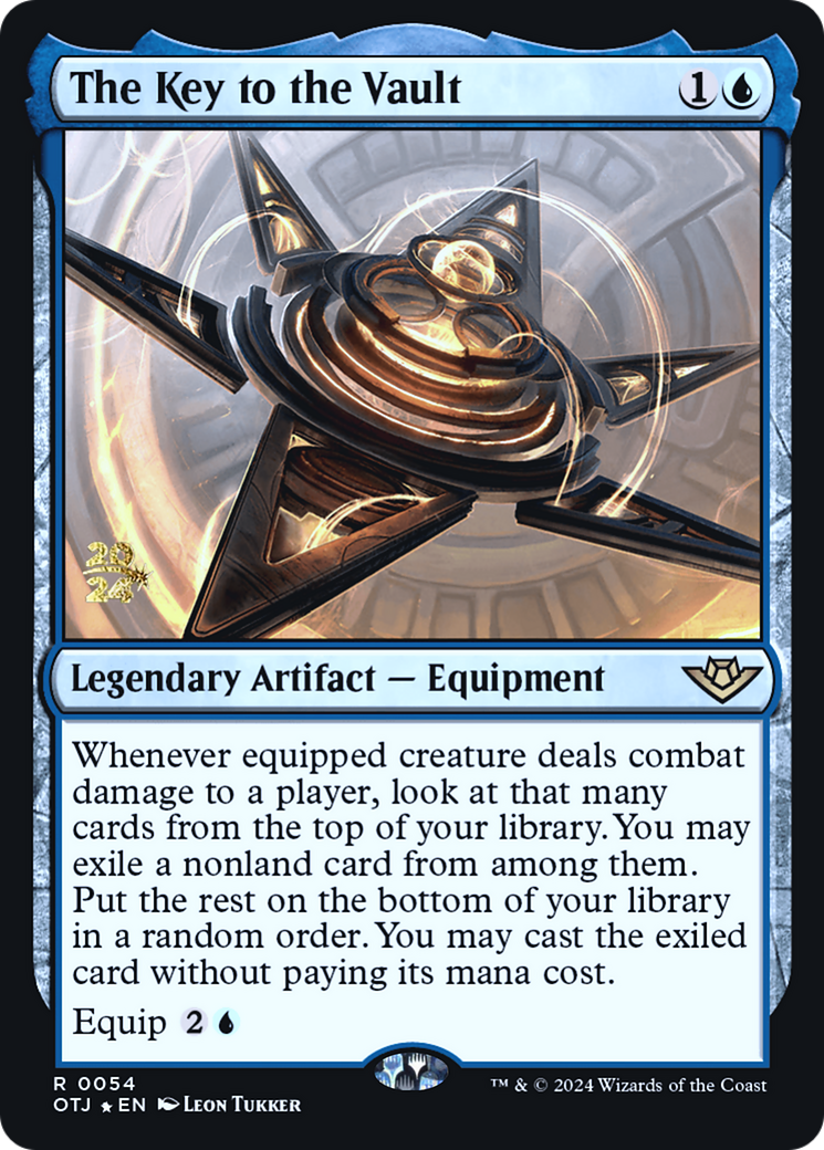 The Key to the Vault (PRE-54S) [Outlaws of Thunder Junction Promos] Foil