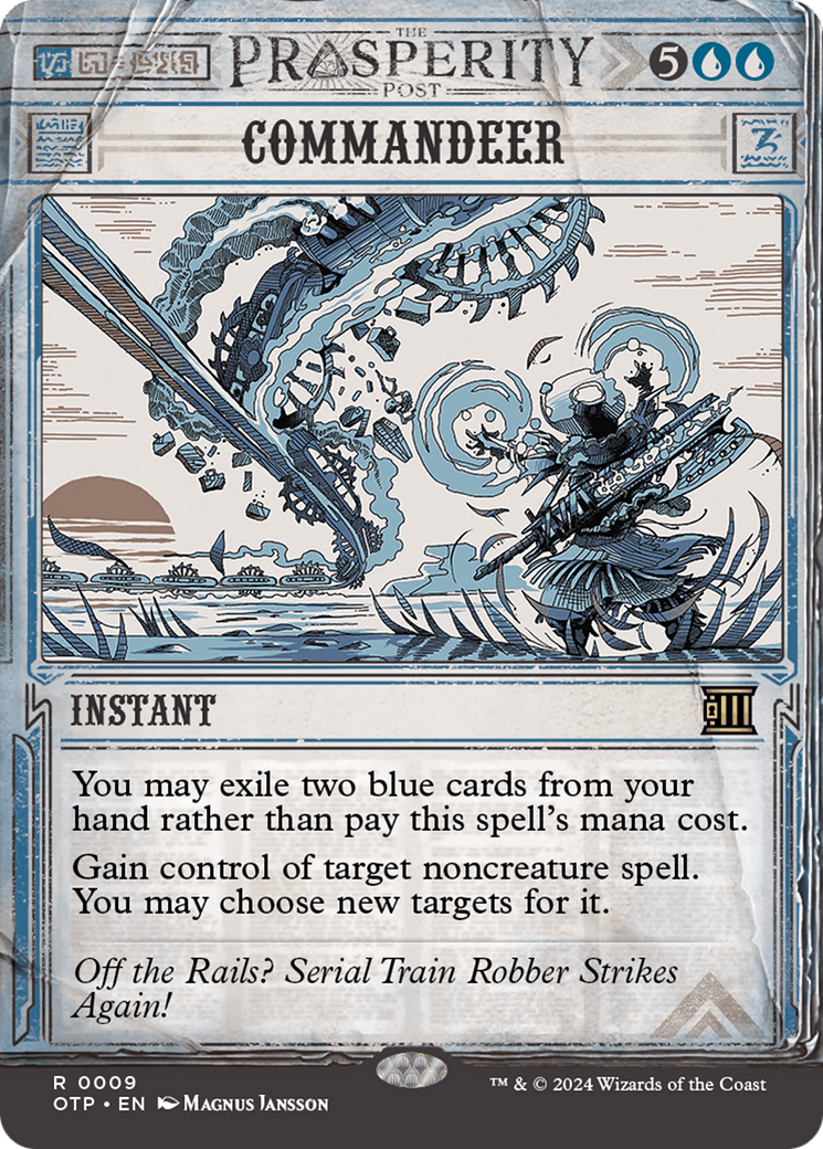 Commandeer (OTP-009) [Breaking News]: (Showcase) (Borderless)