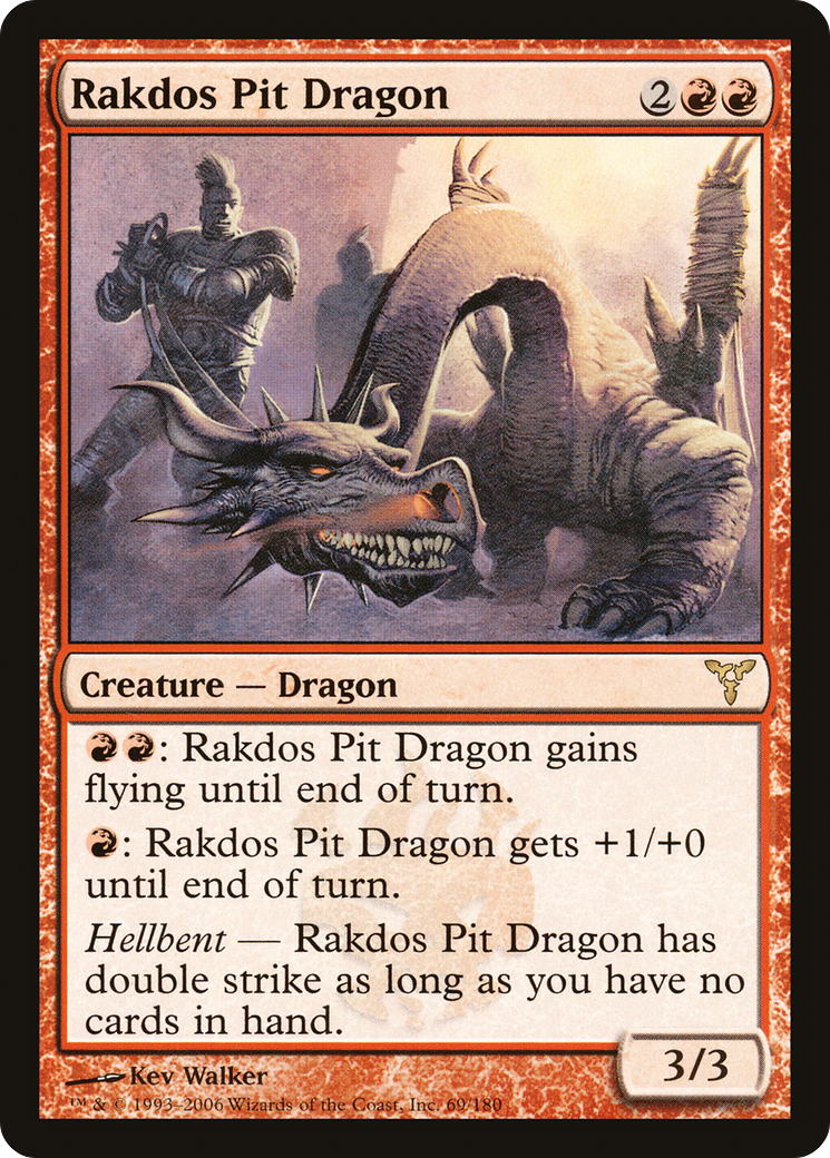 Rakdos Pit Dragon (DIS-069) [Dissension]