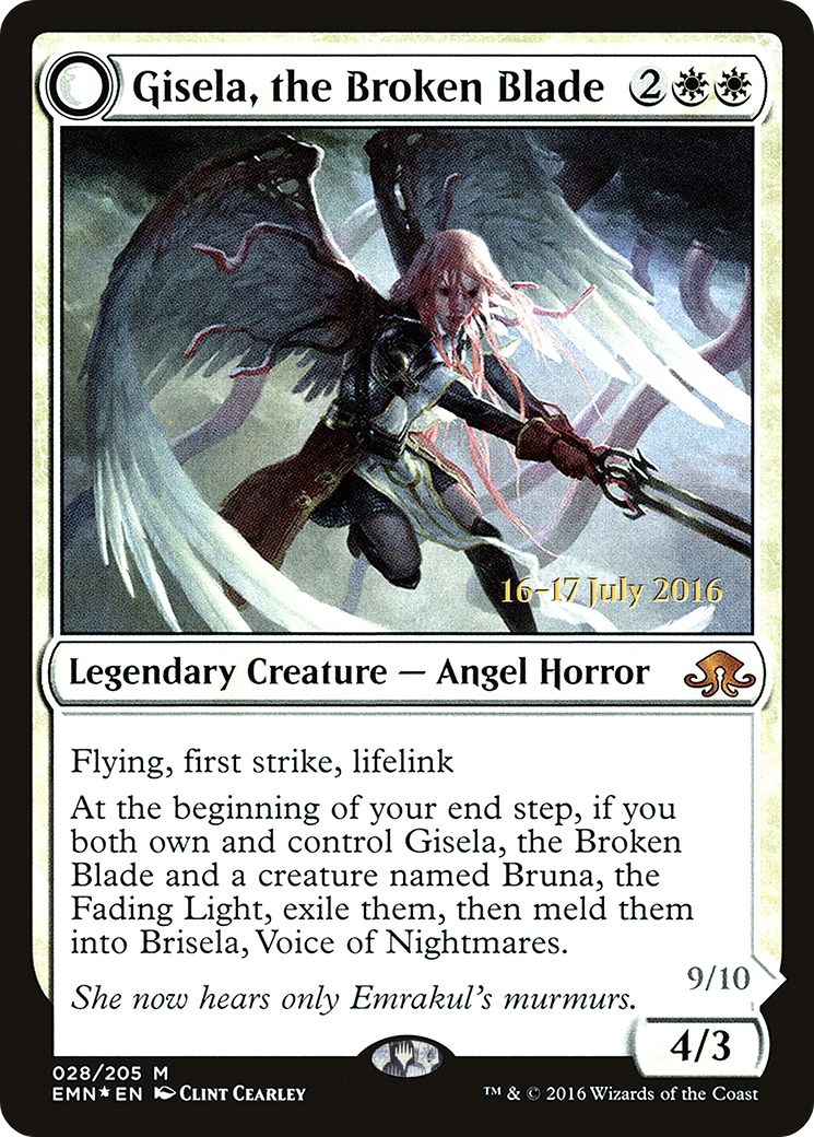 Gisela, the Broken Blade (PRE-28S) [Eldritch Moon Promos]: (mooneldrazidfc) Foil