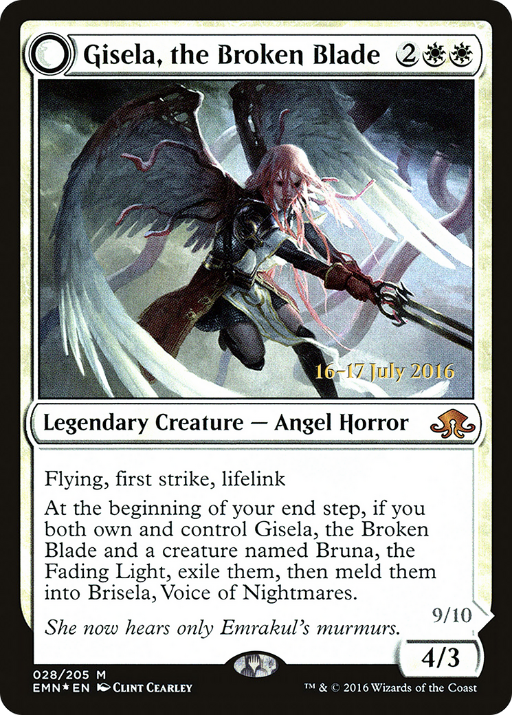 Gisela, the Broken Blade (PRE-28S) [Eldritch Moon Promos] Foil