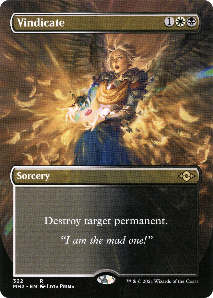 Vindicate (Borderless) (MH2-322) (Borderless) [Modern Horizons 2]