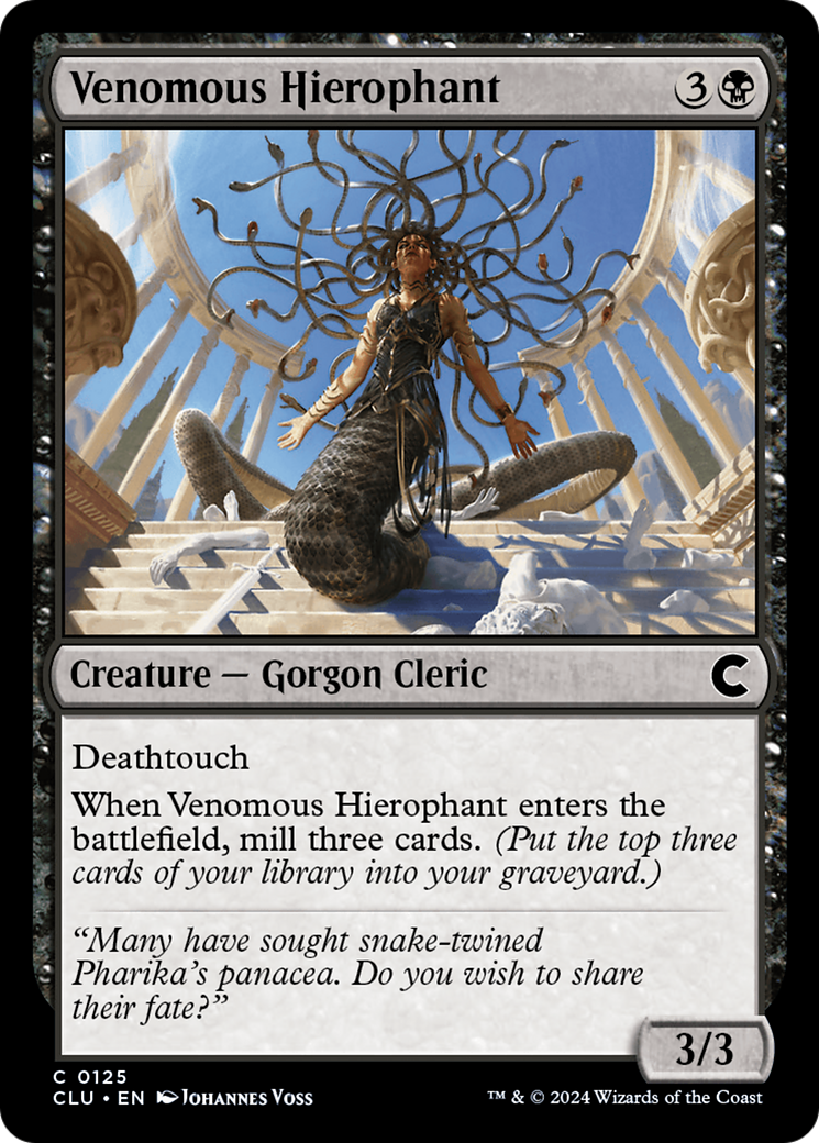 Venomous Hierophant (CLU-125) [Ravnica: Clue Edition]