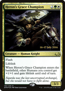 Heron's Grace Champion (PRE-185S) [Eldritch Moon Promos] Foil