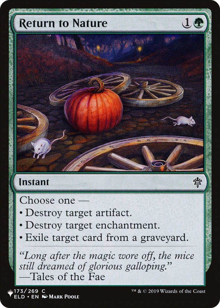 Return to Nature (LIST-ELD-173) [The List]
