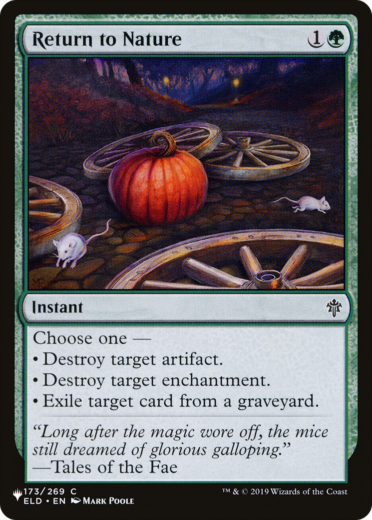 Return to Nature (LIST-ELD-173) [The List]