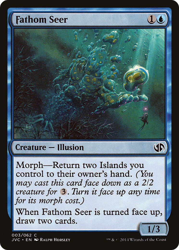 Fathom Seer (DD3-003) [Duel Decks Anthology: Jace vs. Chandra]