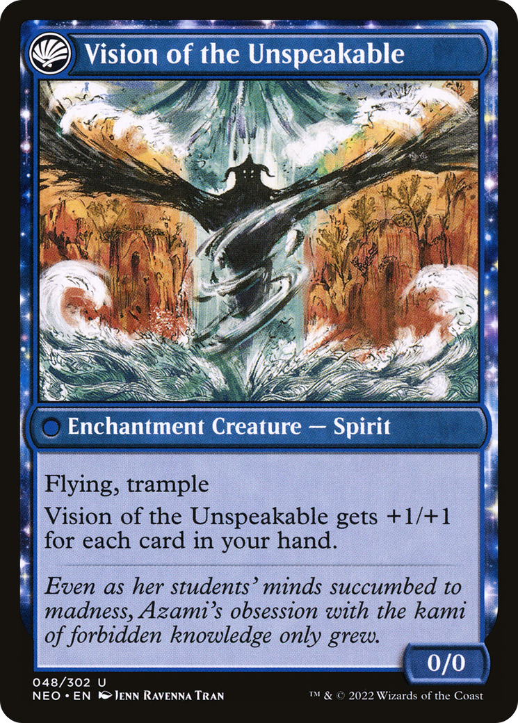 Behold the Unspeakable (NEO-048) [Kamigawa: Neon Dynasty] Foil