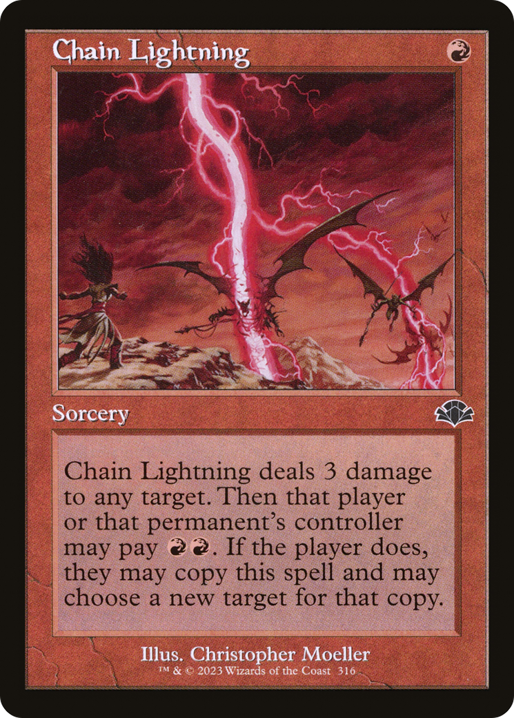 Chain Lightning (DMR-316) [Dominaria Remastered]