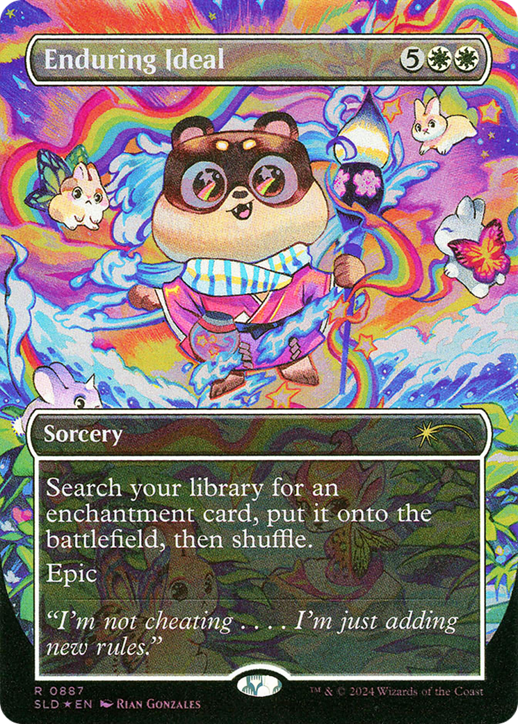 Enduring Ideal (SLD-887) [Secret Lair Drop] (Borderless) Foil