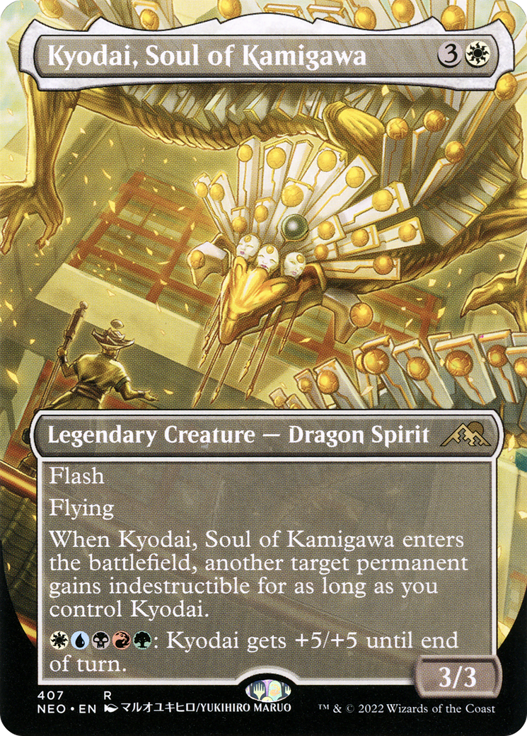 Kyodai, Soul of Kamigawa (NEO-407) [Kamigawa: Neon Dynasty] (Borderless) Foil