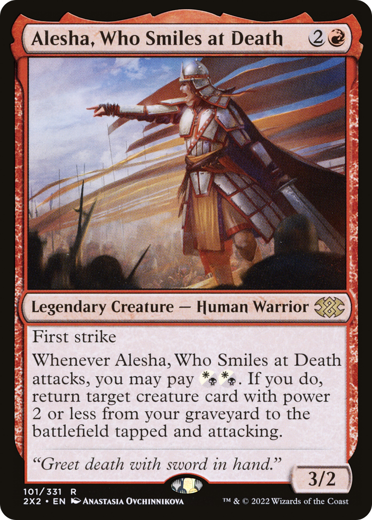 Alesha, Who Smiles at Death (2X2-101) [Double Masters 2022]