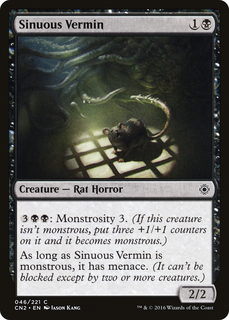 Sinuous Vermin (CN2-046) [Conspiracy: Take the Crown] Foil