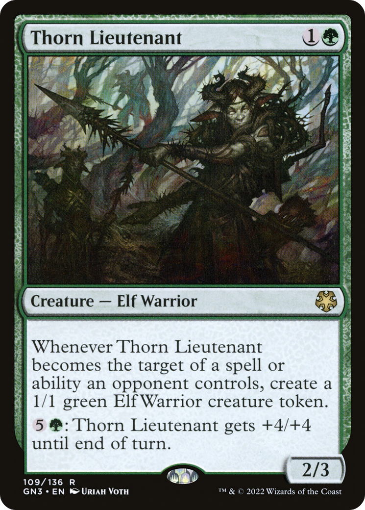 Thorn Lieutenant (GN3-109) [Game Night: Free-for-All]