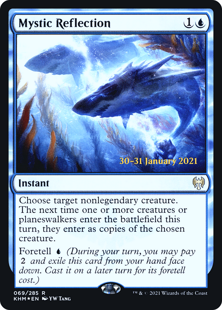 Mystic Reflection (PRE-69S) [Kaldheim Promos] Foil