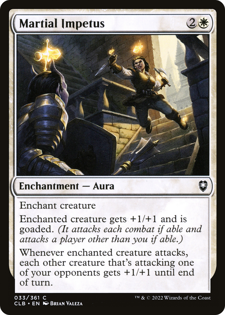 Martial Impetus (CLB-033) [Commander Legends: Battle for Baldur's Gate]