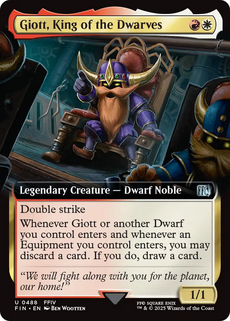 Giott, King of the Dwarves (Extended Art) (FIN-488) [FINAL FANTASY]: (Extended Art)