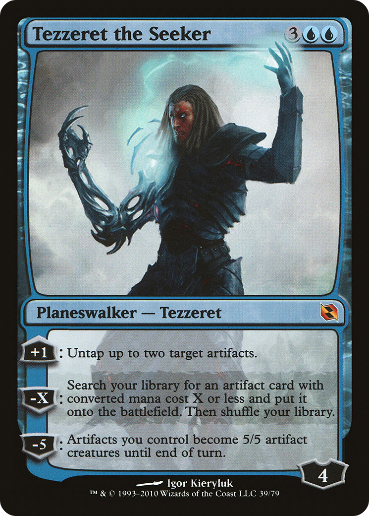 Tezzeret the Seeker (DDF-039) [Duel Decks: Elspeth vs. Tezzeret] Foil