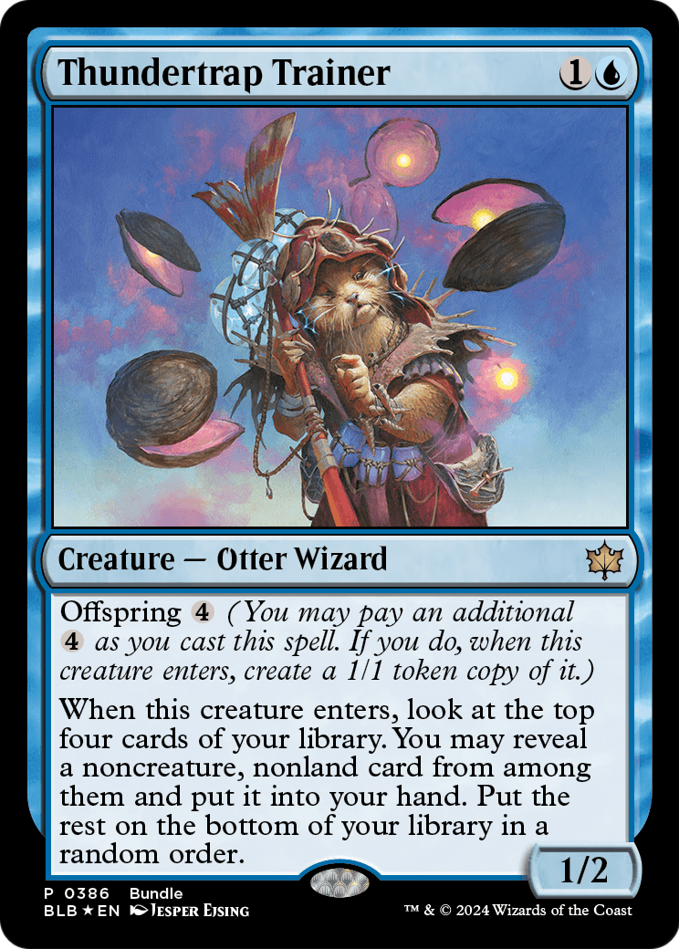 Thundertrap Trainer (BLB Bundle) (UMP-386) [Bloomburrow] Foil