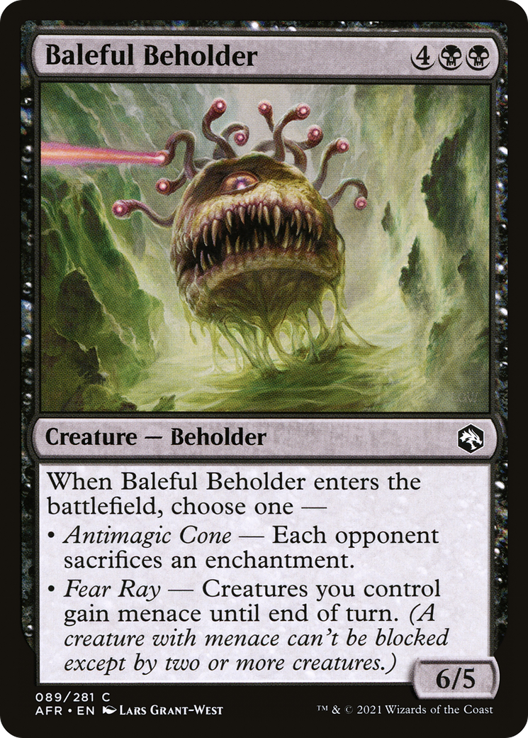 Baleful Beholder (AFR-089) [Adventures in the Forgotten Realms] Foil