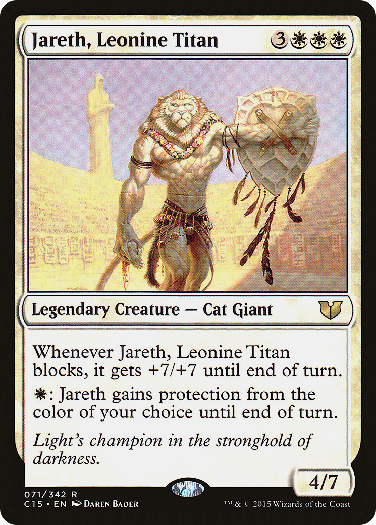 Jareth, Leonine Titan (C15-071) [Commander 2015]