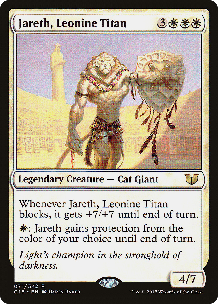 Jareth, Leonine Titan (C15-071) [Commander 2015]
