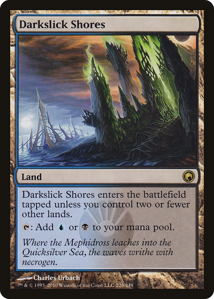 Darkslick Shores (SOM-226) [Scars of Mirrodin] Foil