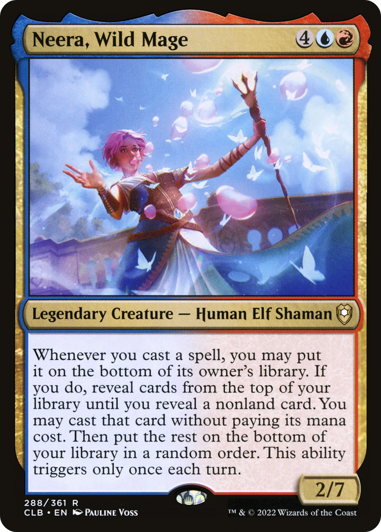 Neera, Wild Mage (CLB-288) [Commander Legends: Battle for Baldur's Gate]