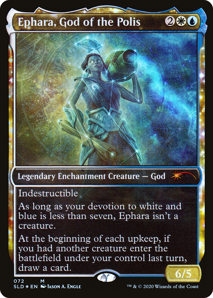 Ephara, God of the Polis (SLD-072) (Showcase) [Secret Lair Drop] Foil