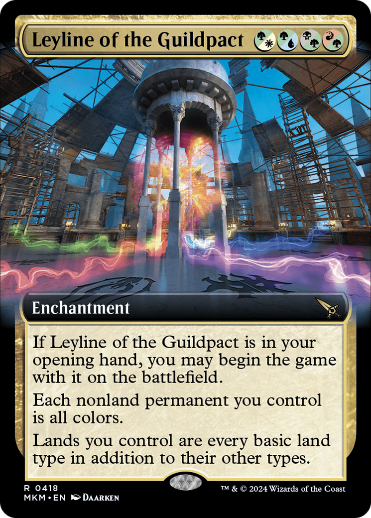 Leyline of the Guildpact (MKM-418) [Murders at Karlov Manor]: (Extended Art) Foil