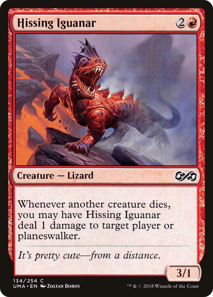 Hissing Iguanar (UMA-134) [Ultimate Masters] Foil