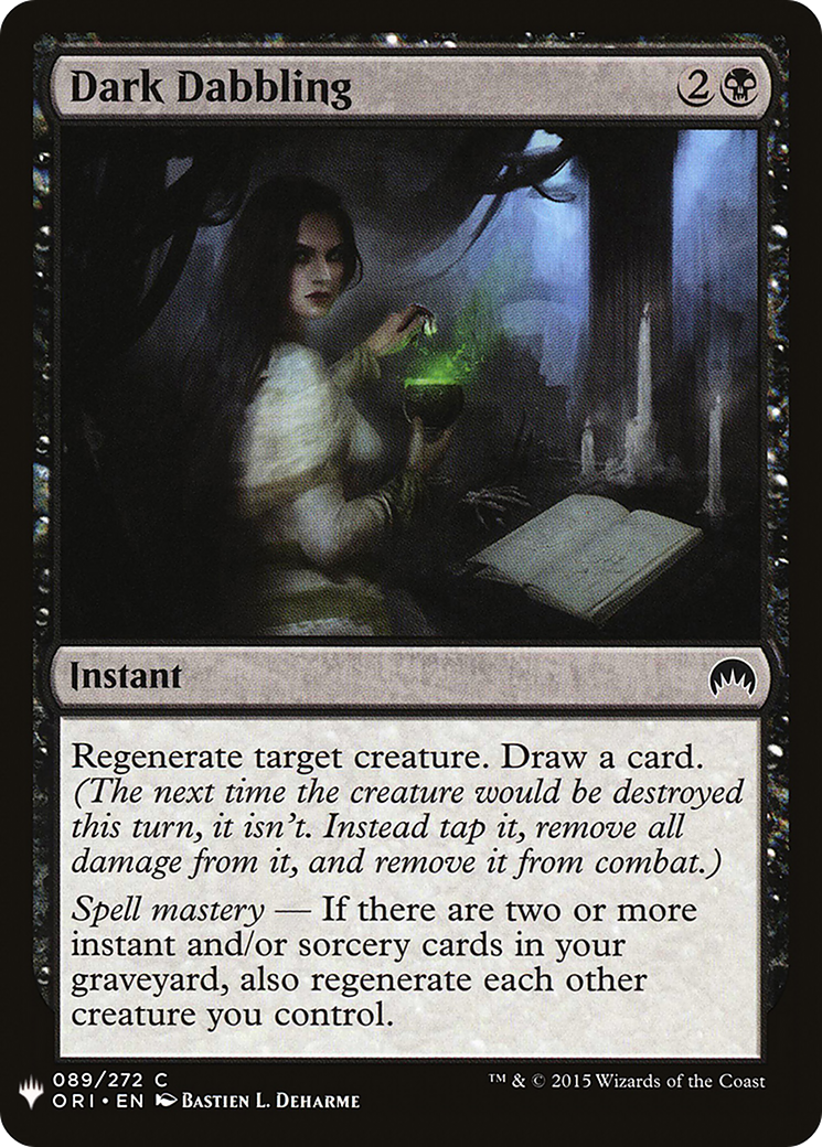 Dark Dabbling (LIST-ORI-89) [The List]