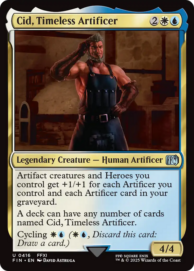 Cid, Timeless Artificer (0416) (FIN-416) [FINAL FANTASY]