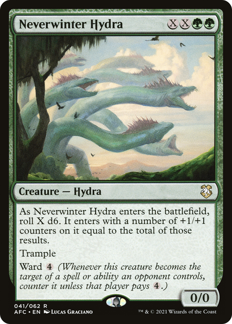 Neverwinter Hydra (AFC-041) [Forgotten Realms Commander]
