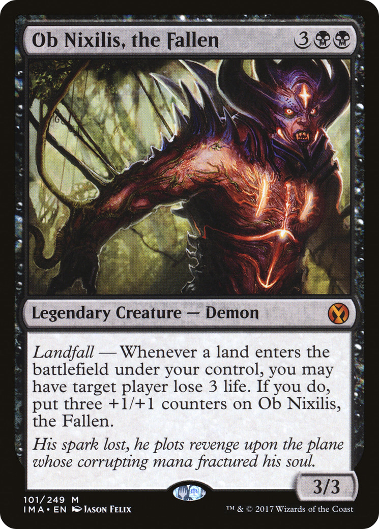 Ob Nixilis, the Fallen (IMA-101) [Iconic Masters]