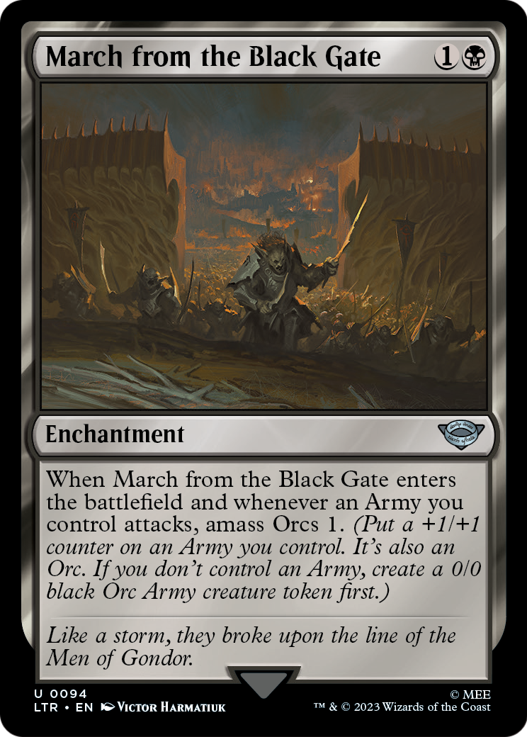 March from the Black Gate (LTR-094) [The Lord of the Rings: Tales of Middle-earth]