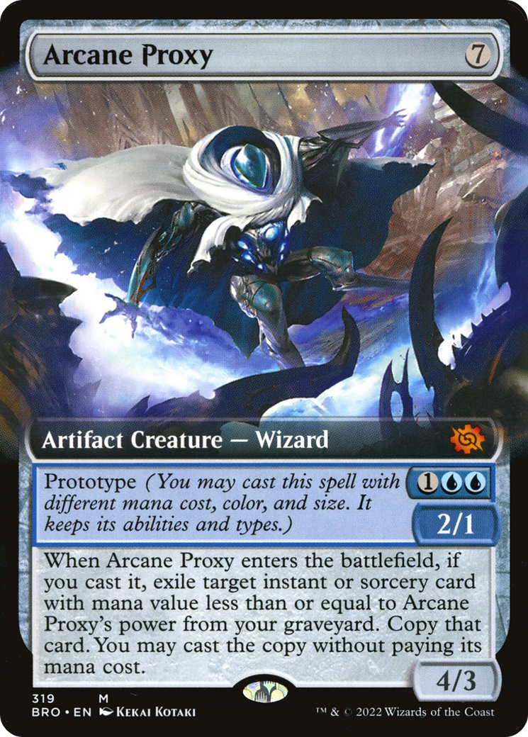 Arcane Proxy (Extended Art) (BRO-319) [The Brothers' War]
