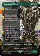 Summon: Titan (Borderless) (FIN-373) [FINAL FANTASY] (Borderless)