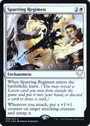 Sparring Regimen (PRE-29S) [Strixhaven: School of Mages Promos] Foil
