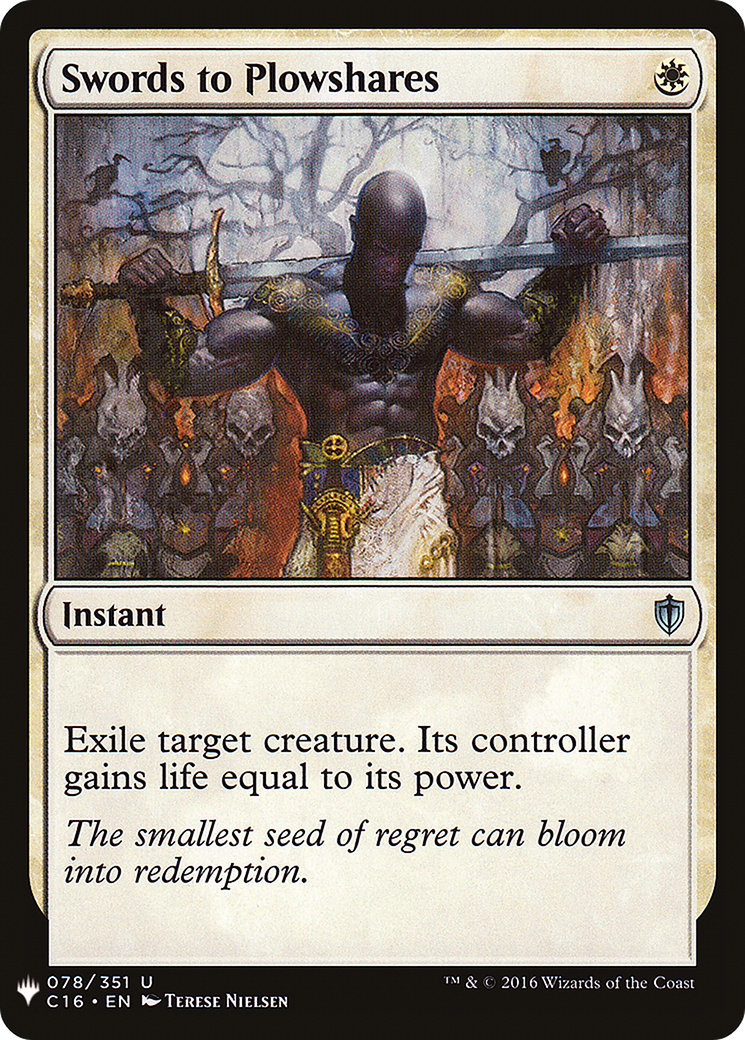 Swords to Plowshares (LIST-C16-78) [The List]