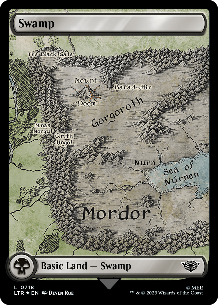 Swamp (LTR-718) [The Lord of the Rings: Tales of Middle-earth] Foil