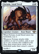 Fortune, Loyal Steed (PRE-12S) [Outlaws of Thunder Junction Promos] Foil