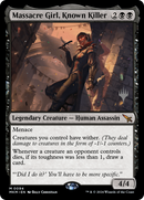Massacre Girl, Known Killer (PPMKM-94P) [Murders at Karlov Manor Promos] Foil